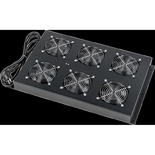 Блок 6-ти вентиляторов в крышу шкафа LANMASTER DCS глубиной 1070/1200 мм