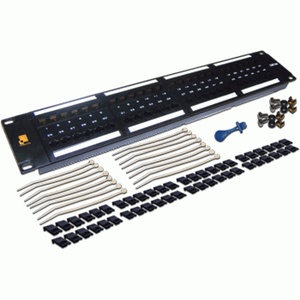 Патч-панель 19", 48 портов RJ45, неэкранированная, кат.6, 2U