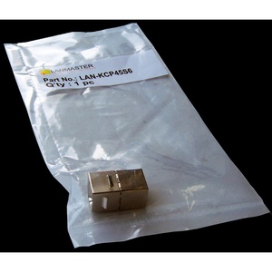 Повторитель портов RJ45, экранированный, кат.6, формата Keystone