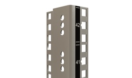 Hyperline CTRM19-37U-RAL7035 19'' монтажный профиль высотой 37U с маркировкой юнитов, для шкафов TTR, TTB, цвет серый RAL7035 (2 шт. в комплекте)