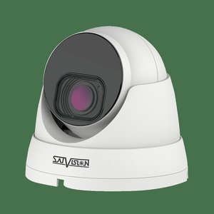 Антивандальная купольная IP-видеокамера с вариофокальным объективом 2.8-12 мм; разрешение - 2 Mpix; Российский облачный сервис; интеграция с IProject