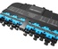 Модуль EHD ULL 12LC Duplex/2xMPO12(f), OM4 LazrSPEED® 550, выравнивающие штырьки: нет, пылезащитные заглушки: да, цвет: бирюзовый