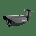 Уличная мультиформатная AHD видеокамера с вариофокальным объективом 2.8-12 мм; разрешение 2 Mpix; поддержка форматов: AHD/TVI/CVI/CVBS