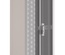 Hyperline TTR-2281-DD-RAL7035 Шкаф напольный 19-дюймовый, 22U, 1166x800х1000 мм (ВхШхГ), передняя и задняя распашные перфорированные двери (75%), ручка с замком, 2 вертикальных кабельных органайзера, цвет серый (RAL 7035) (разобранный)