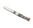 Hyperline SFUTP4-C5E-P26-IN-PVC-WH-305 (305 м) Кабель витая пара, экранированная SF/UTP, Cat.5e, 4 пары (26 AWG), многожильный (patch), экран - фольга + медная оплетка, PVC, –20°C – +75°C, белый