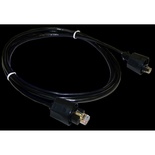 Индустриальный патч-корд LANMASTER FTP cat.5e, IP68, 1.0 м, черный