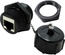 Индустриальный повторитель портов RJ45, экранированный, кат.6, IP68