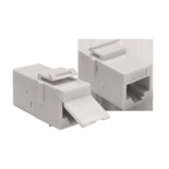 Повторитель портов RJ45, неэкранированный, кат.5E, формата Keystone, цвет: белый