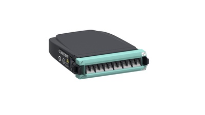 Модуль InstaPATCH 360 G2 OM4, LazrSPEED® 550, 6xLC duplex - 1xMPO12(m), шторки: да, цвет: бирюзовый
