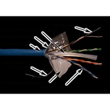 Кабель LANMASTER FTP, 4 пары, кат. 6, с перегородкой, 250Mhz, PVC, синий, 305 м