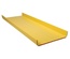 FiberGuide® Horizontal Straight Section, 4x18 in, 12ft Long, Yellow