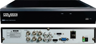 Гибридный 4-х канальный видеорегистратор с поддержкой AHD- и IP-камер до 5 Mpix, TVI-камер - до 3 Mpix с возможность перевода AHD каналов в IP; Российский облачный сервис