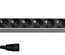 Hyperline SHT19-8SH-S-2.5IEC Блок розеток для 19" шкафов, горизонтальный, 8 розеток Schuko, выключатель с подсветкой, кабель питания 2.5м (3х1.0мм2) с вилкой IEC320 C14 10A, 250В, 482.6x44.4x44.4мм (ШхГхВ), корпус алюминий