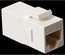 Повторитель портов RJ45, неэкранированный, кат.5E, формата Keystone, 90 градусов, цвет: белый