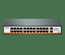 Сетевой 19" 24-портовый PoE-коммутатор с 2 uplink портами Gigabit Ethernet