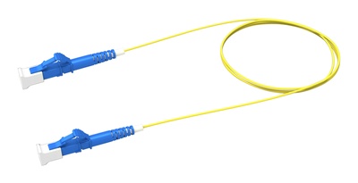 Коммутационный шнур LC-UPC/LC-UPC, волокно: OS2 G.652.D and G.657.A1 TeraSPEED®, оболочка: Riser, диаметр: 1.6, цвет: жёлтый, цвет разъёма: синий, длина м: