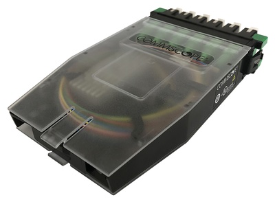 Кассета G2 OS2 6хSC APC Duplex с держателем сплайсов, с пигтейлами, цвет: зелёный