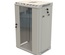 Hyperline TDB-9U-GP-RAL7035 Шкаф настенный 10'', 9U, 499,5х390х300, уст. размер 254 мм, со стеклянной дверью, открывающиеся стенки, возможность установки вентилятора, цвет серый (RAL 7035) (собранный)