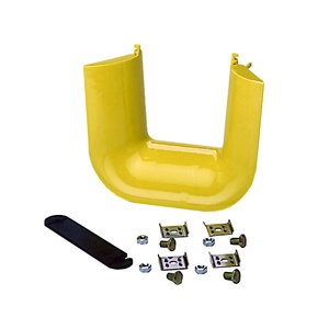 Кабельный сход с лотка 102x102 для обеспечения радиуса изгиба кабеля FiberGuide® Trumpet Flare, цвет: жёлтый
