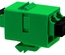 Гнездо SL-типа-соединитель LC Duplex SM/MM, цвет: зелёный