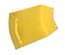 Угол вертикальный вверх пластикового лотка FiberGuide® 102х305, угол: 45, цвет: жёлтый