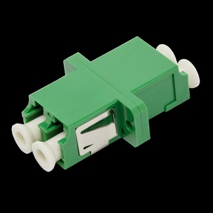 Адаптер оптический LANMASTER LC, SM/APC, корпус SC, дуплексный