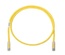 Экранированный коммутационный шнур Cat.6A S/FTP, калибр: AWG30, оболочка: LSZH, цвет: жёлтый, длина м: 3