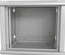 Hyperline TWL-0666-SD-RAL7035 Шкаф настенный 19-дюймовый (19"), 6U, 367x600х600мм, металлическая перфорированная дверь, несъемные стенки, 1 пара профилей, цвет серый (RAL 7035) (собранный)