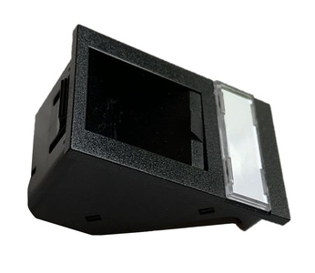 Угловой (recessed) адаптер для установки гнезда, серия: LJ6C, цвет: чёрный