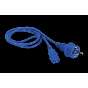 Шнур питания C13-Schuko прямая, 3х0.75, 220В, 10А, красный, 5 метров