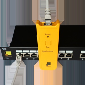 Патч-панель LANMASTER 24 порта с индикаторами, UTP, кат.5E, 1U
