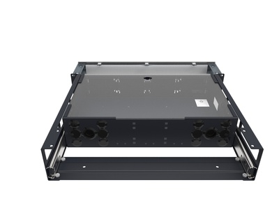 Выдвижная коммутационная панель Systimax 2RU до 8xG2 модулей с фронтальным кабельным органайзером
