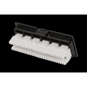 Адаптерная планка 6 x Keystone RJ45 (без модулей), неэкранированная, со шторками