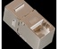 Повторитель портов RJ45, экранированный, кат.6A, формата Keystone, 90 градусов