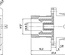 Hyperline FA-P11Z-SC/SC-N/BK-BG Оптический проходной соединитель SC-SC, MM, simplex, корпус пластиковый, бежевый, черные колпачки
