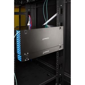 Бокс 19" на 48 компактных кассет MPO, 4U, черный