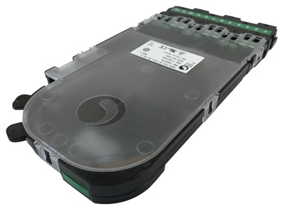 Кассета CHD OS2 6xLC APC Duplex в комплекте с пигтейлами, Method A, цвет: зелёный