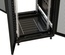 Шкаф напольный 19-дюймовый, 42U, 2055x600х800 мм (ВхШхГ), передняя и задняя распашные перфорированные двери (75%), цвет черный (RAL 9004) (разобранный)