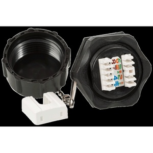 Индустриальный модуль Keystone, RJ45, экранированный, кат.6, IP68, 180 градусов