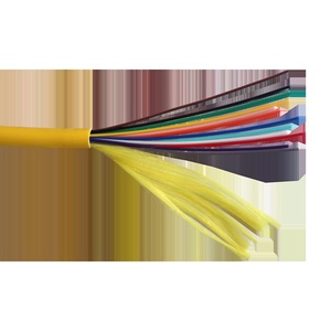 ВО кабель внутренний, Distribution, LSZH IEC 60332-3-24, 2 волокна, MM, OM3, аква