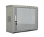 Hyperline TWS-1525-GP-RAL7035 Шкаф настенный 19-дюймовый (19"), 15U, 740х600х250, со стеклянной дверью, несъемные боковые панели, цвет серый (RAL 7035) (собранный)