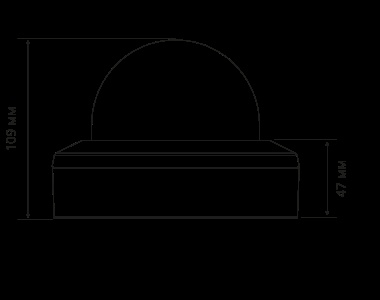 Купольная вандалозащищенная 5-мегапиксельная уличная видеокамера