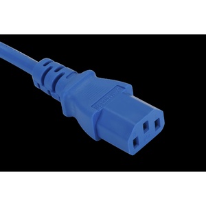 Шнур питания C13-C14, 3х0.75, 220В, 10А, цвет: белый, 1 метр