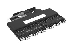 Модуль MPO NG4access для установки в шасси FACT™ NG4 12 LCD UPC - 2 MPO12 (f) организация кабелей: left-hand patch, ULL OM5, Method B Enhanced