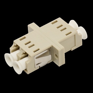 Адаптер оптический LANMASTER LC, SM/APC, корпус SC, дуплексный