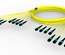 Претерминированный кабель 96 волокон MPOptimate® ULL OS2 G.657.A2 8хMPO12(m)/8хMPO12(m), APC, UltraLowLoss, изоляция: LSZH B2ca, Полярность: метод А, t=-10-+60 град., цвет: жёлтый
