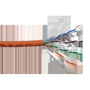 Кабель LANMASTER FTP 4 пары, кат. 5Е, 200Mhz, LSZH, оранжевый, 305 м
