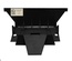 Крышка для опуска-вставки FiberGuide® из 100х150 мм в 100x100, цвет: чёрный