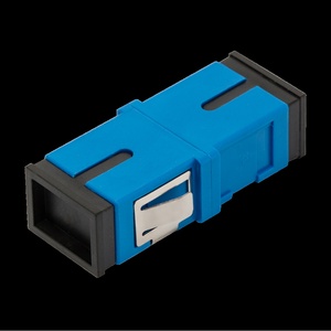 Адаптер оптический LANMASTER SC/APC без фланцев, SM, симплексный