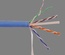 Кабель LANMASTER U/UTP, 4 пары, Кат. 6, с перегородкой, 550Mhz, LSZH, нг(A)-HF, синий, 305 м